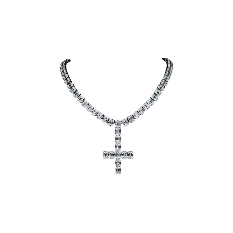 Playboi Carti Upside Down Corss Chain