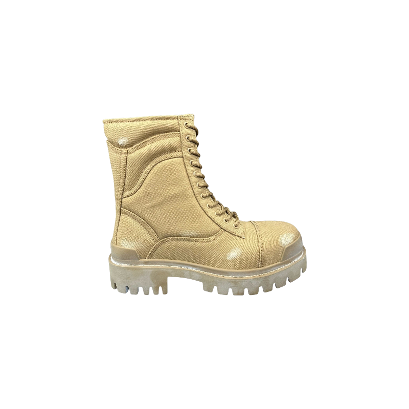 Balenciaga Biege Strike Boots