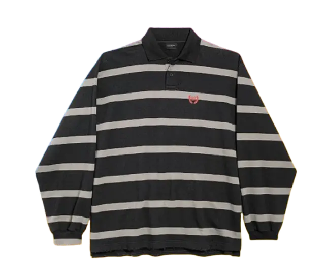 Balenciaga Distressed Polo Longsleeve